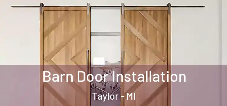 Barn Door Installation Taylor - MI