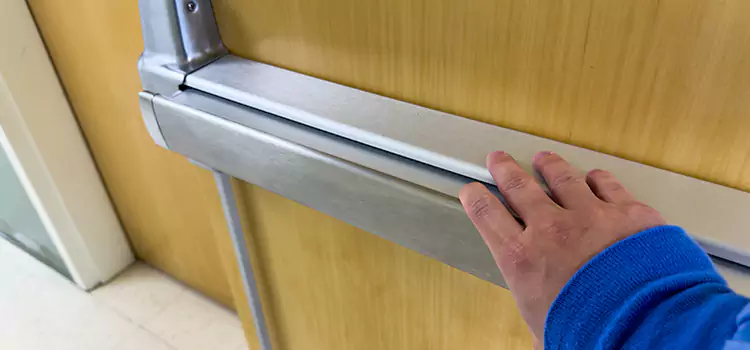 Installing a Push Bar on a Door Taylor